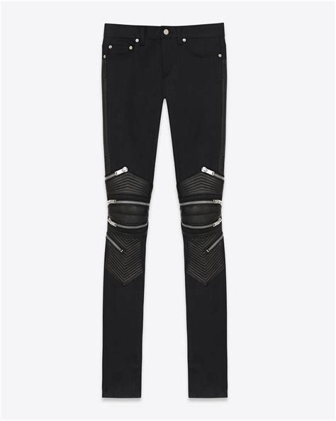 ysl motocross jeans|Saint Laurent 2014 Moto Jeans .